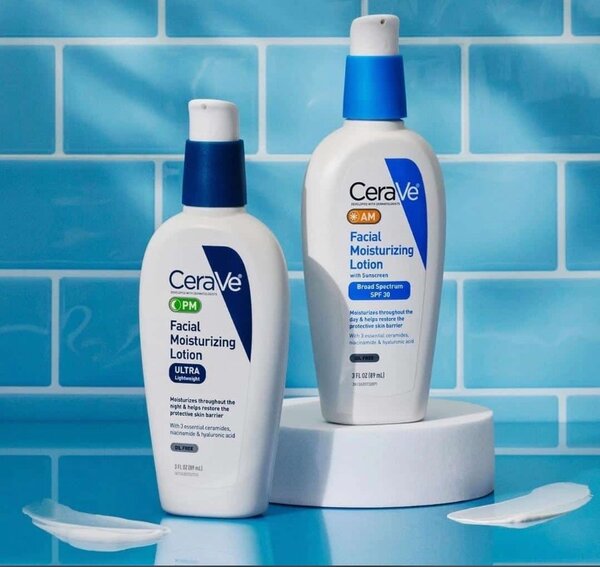Cerave AM and PM face cream