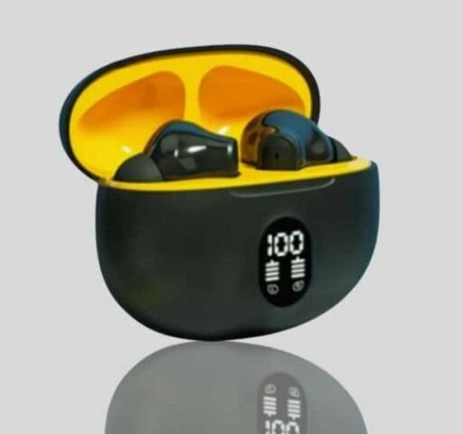 M04 earbuds with digital display