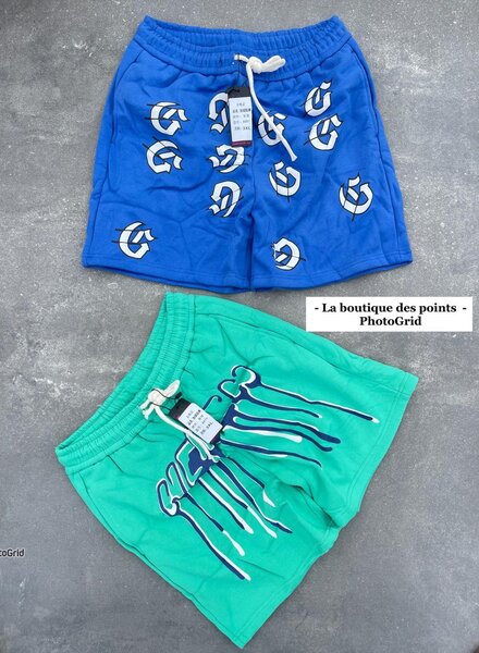 Shorts en coton imprimés