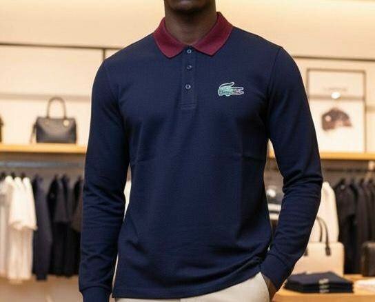 Polo manches longues homme