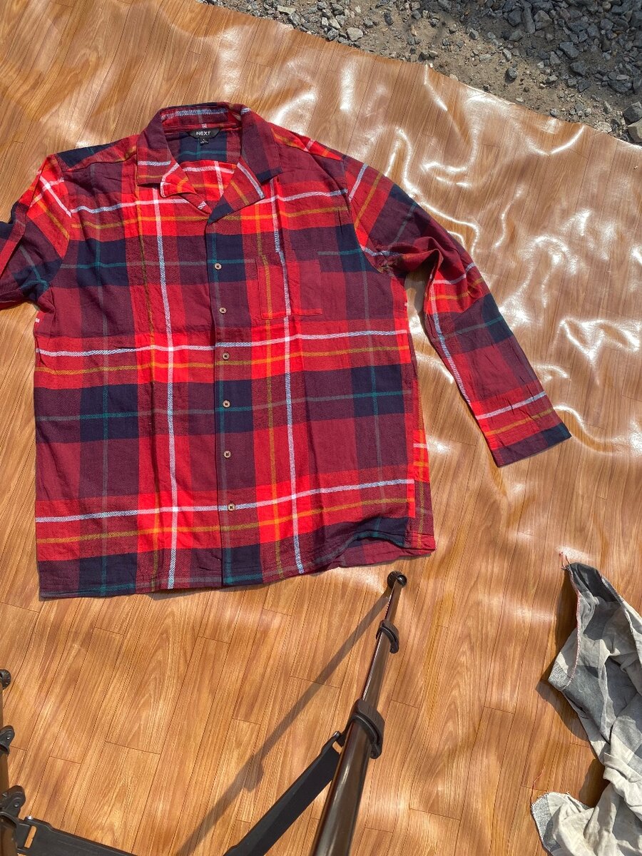 Flannel shirt red