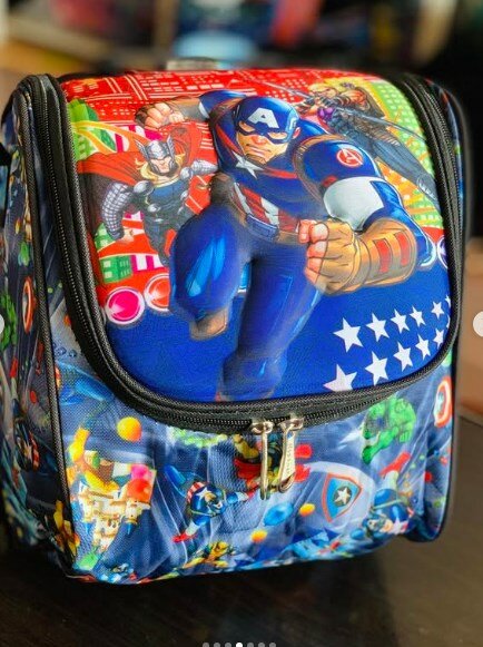 Captain America Print Lunch Bag