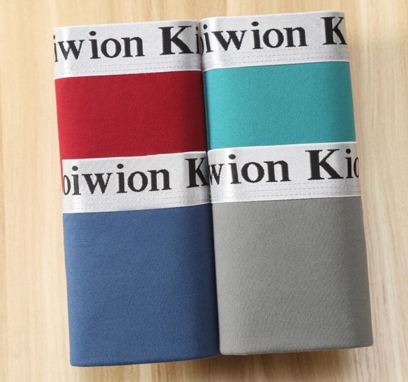 4Pcs Men's Underwear Breathable Comfortable Cotton Strench B