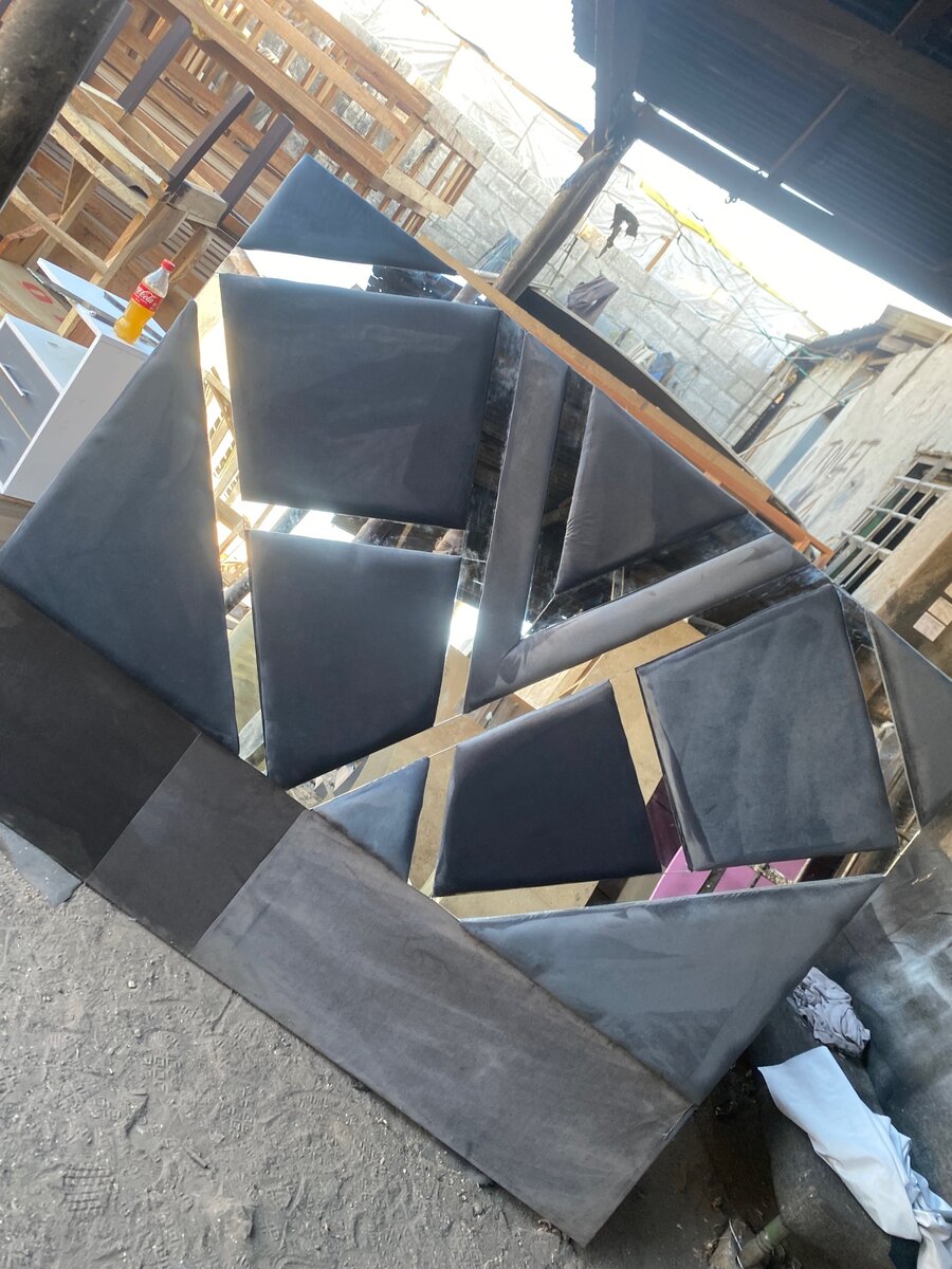 Headboard and chairs