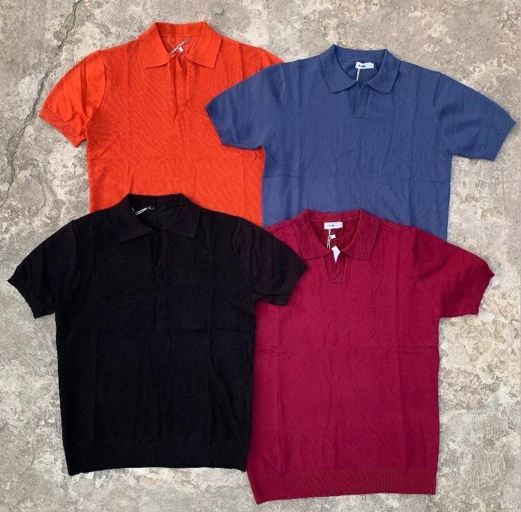 Plain Colored Knit Shirt