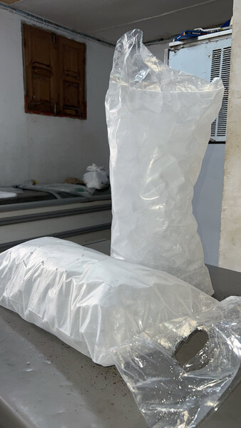 Sacs de glace en vrac