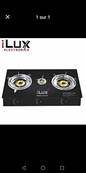 Cuisinier ilux vitré 3 feux