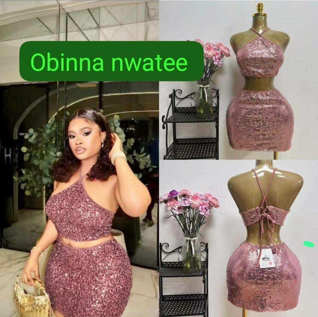 Robe glamour pailletée brillante