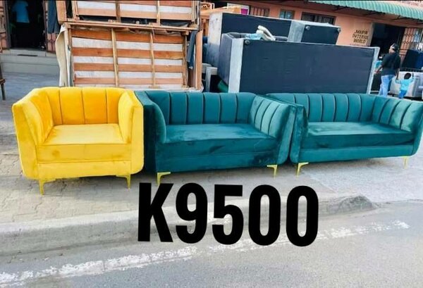 A set of beautiful and soft home furniture