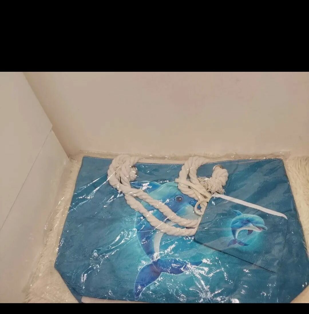 Sac de plage en toile imprimée