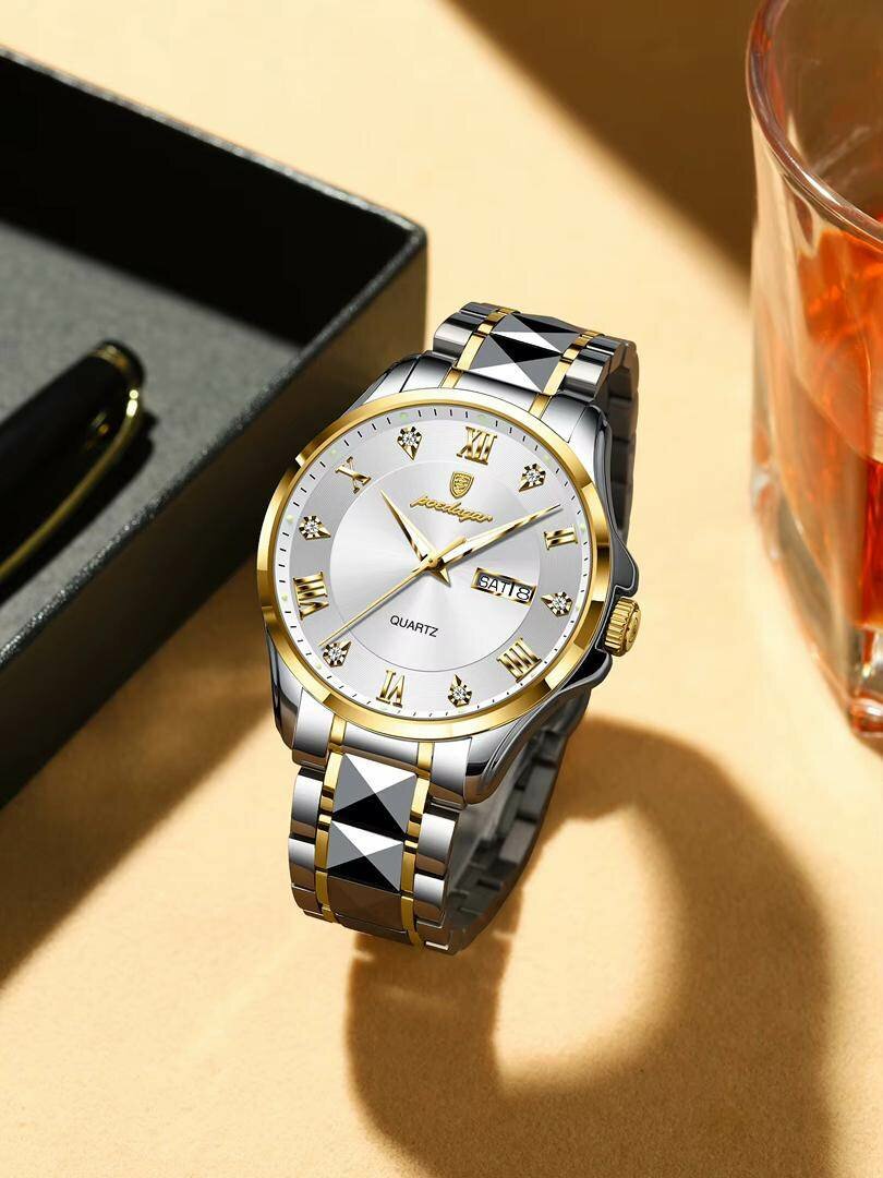 Montre Homme Luxe Acier Inox