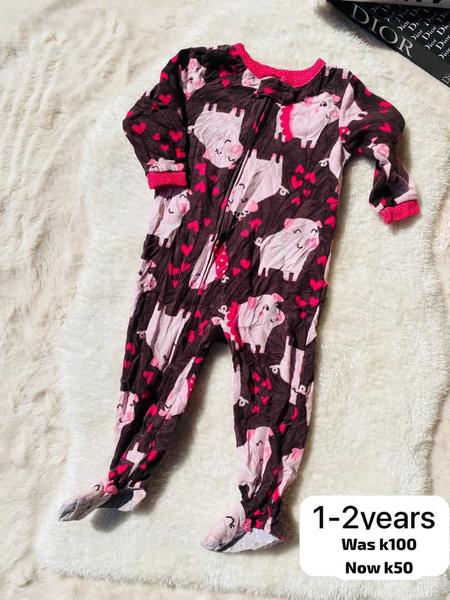 Romper brun rose
