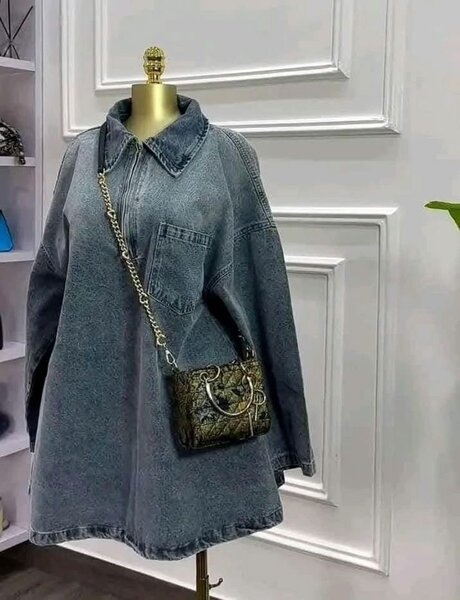 Chemise en jean oversize