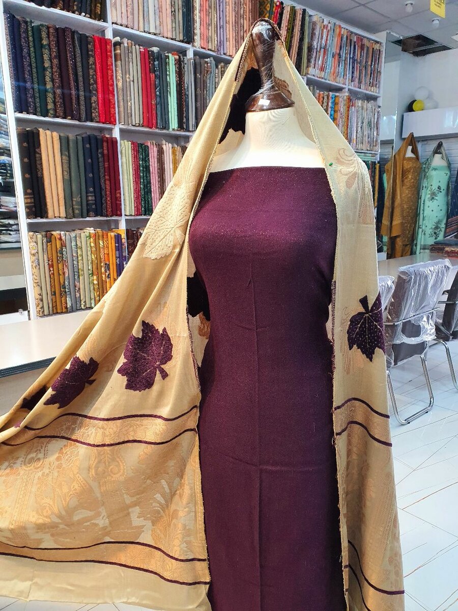 Pashmina wool shawl 3PC