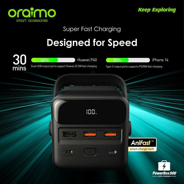 50,000MAH ORAIMO POWERBANK