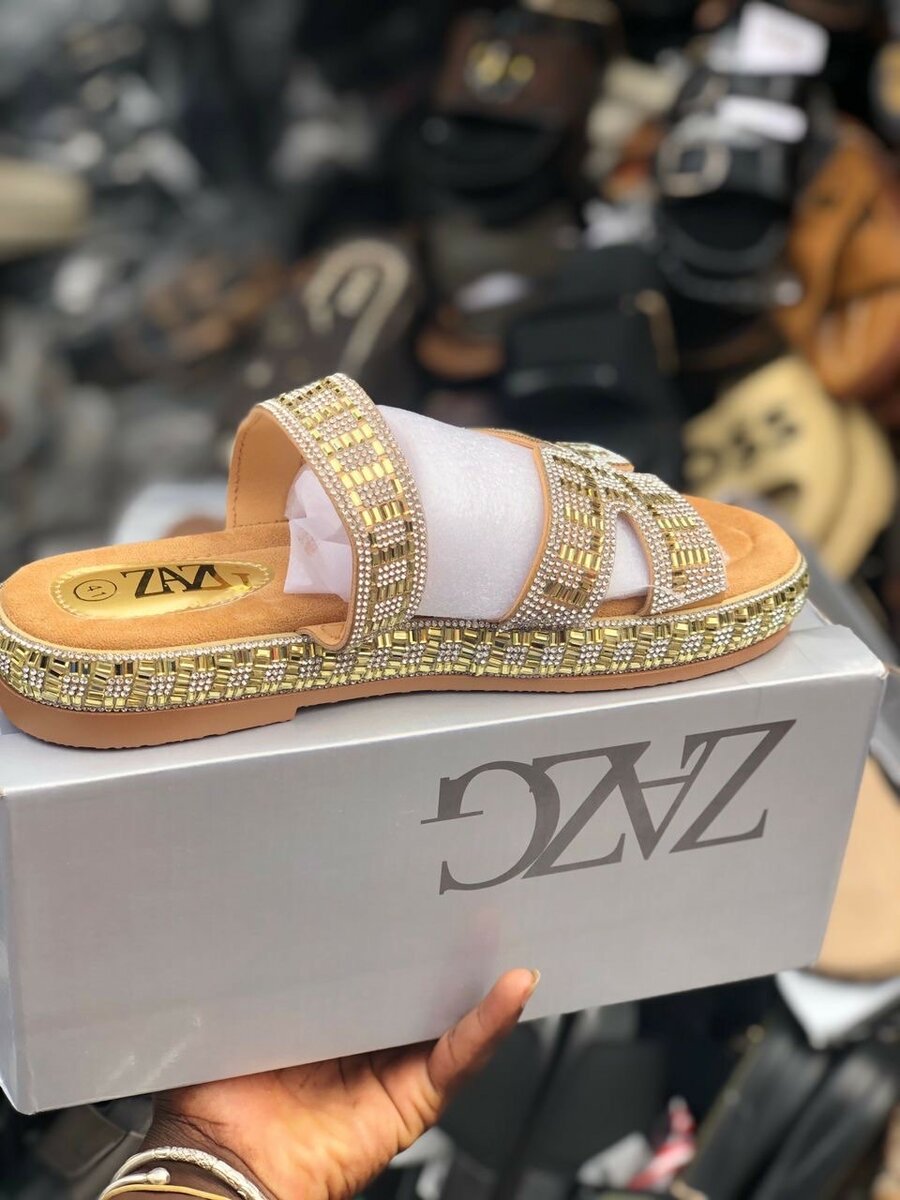 Sandales à Strass Glamour