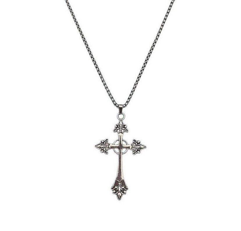 Collier Croix Argent Élégant