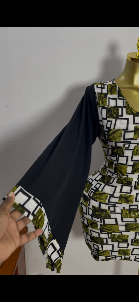 Robe imprimée chic élégante