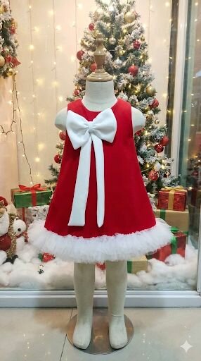 Robe Noël Fille Rouge
