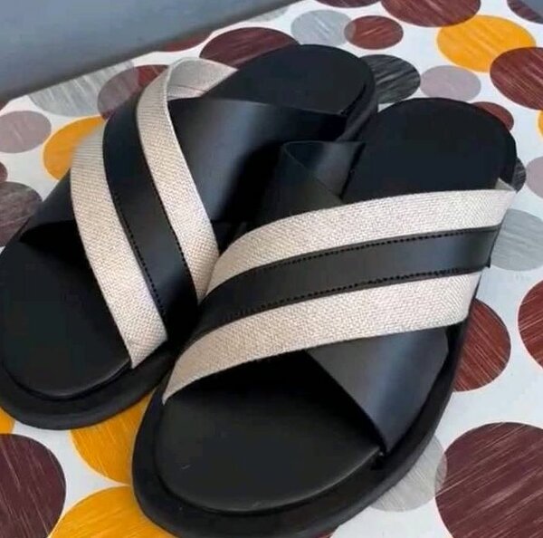 Sandales décontractées en cuir pour hommes