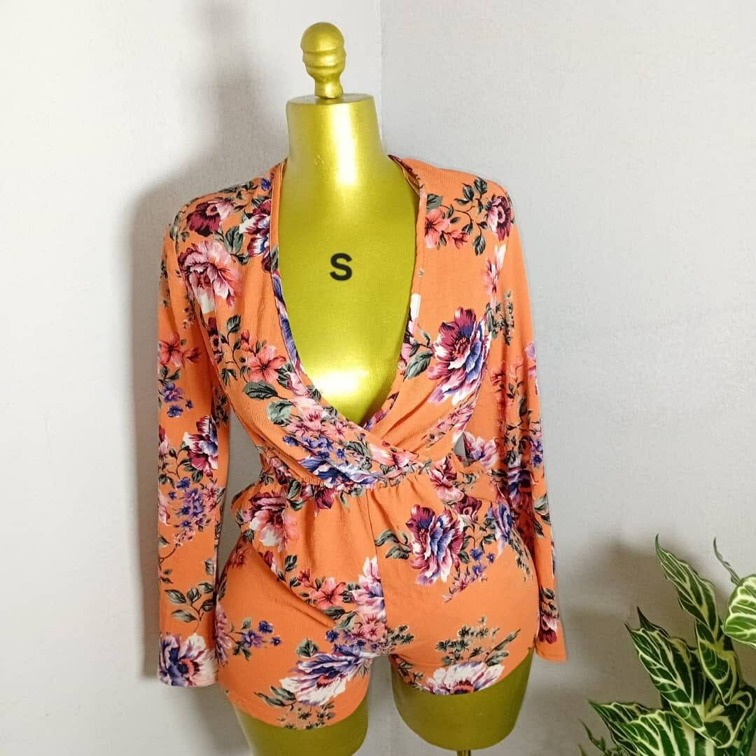 Robe Fleurie Manches Longues