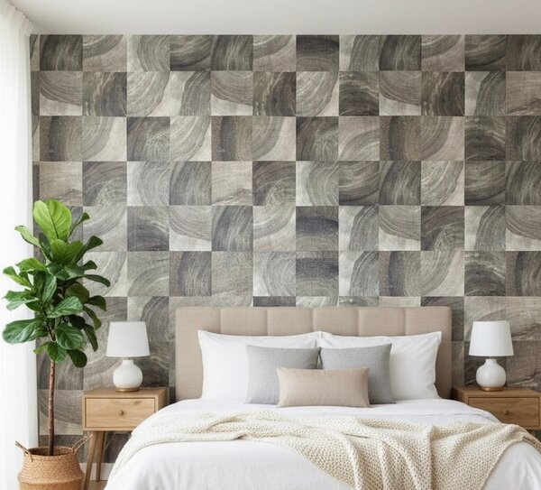 Papier peint moderne géométrique