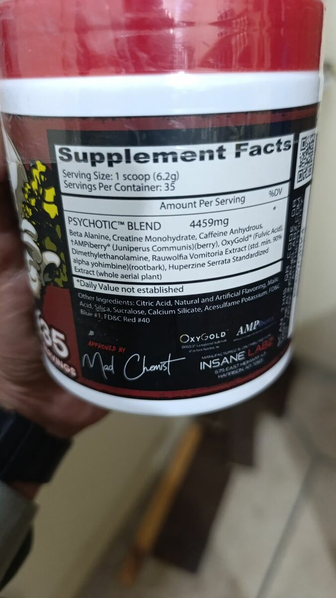 PSYCHOTIC pre-workout 35 serving
