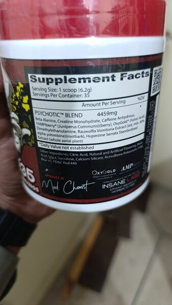 PSYCHOTIC pre-workout 35 serving