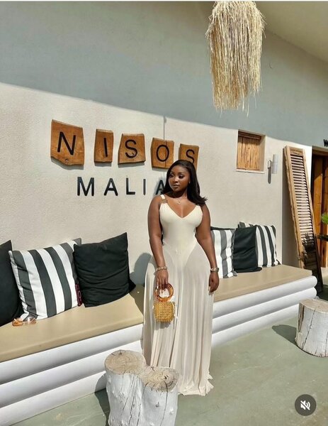 Robe Maxi Évasée Blanche