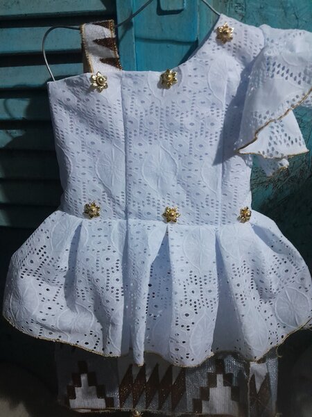 Robe pour Fille Élégante Blanche