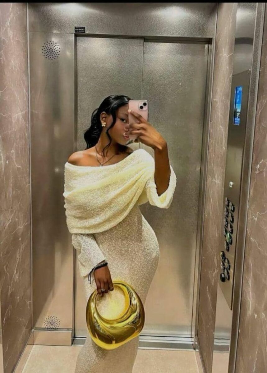 Robe élégante soirée blanche