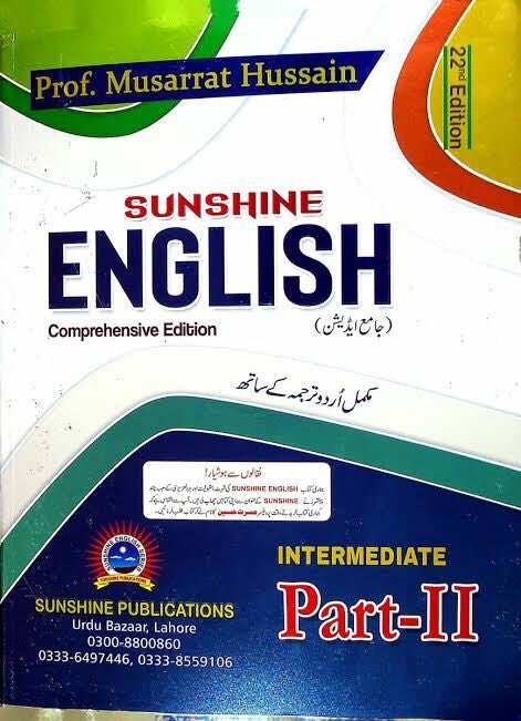 Sunshine English grammar part ll
