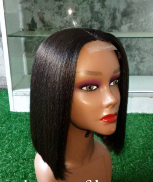 Bob wig with a Kim closure