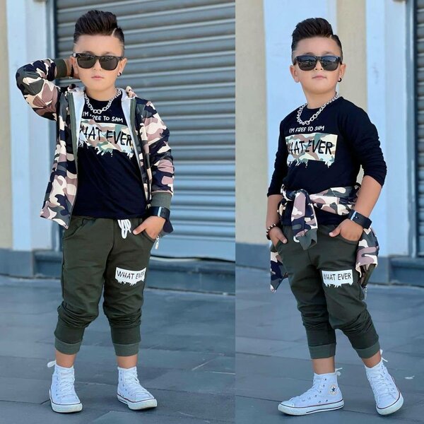 Tenue camouflage enfant