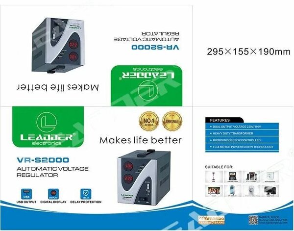 Régulateur de tension 2000VA
