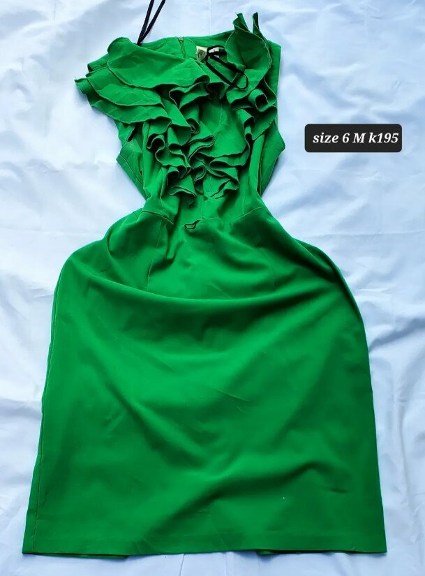Stylish women's dress green