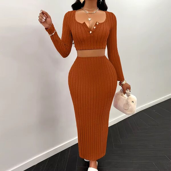 Ensemble Jupe Tricot Femme