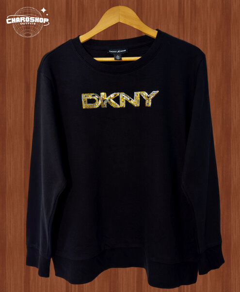 Sweatshirt noir DKNY