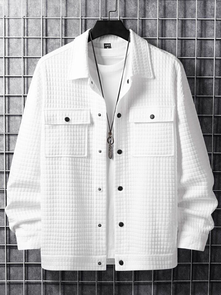 Veste Chemise Blanche Homme Élégante