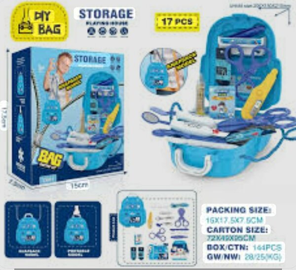 Valise Médecin Enfants 17 Pièces