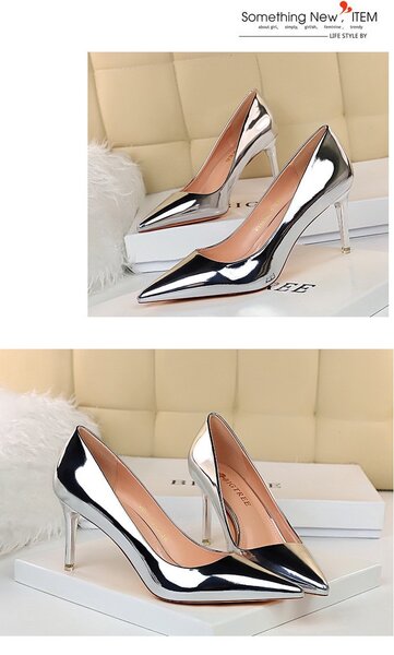 Women shadow pointed sexy shoes