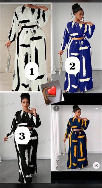 Ensemble imprimé chic