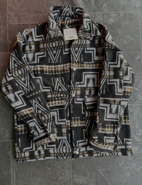 Veste en laine ethnique