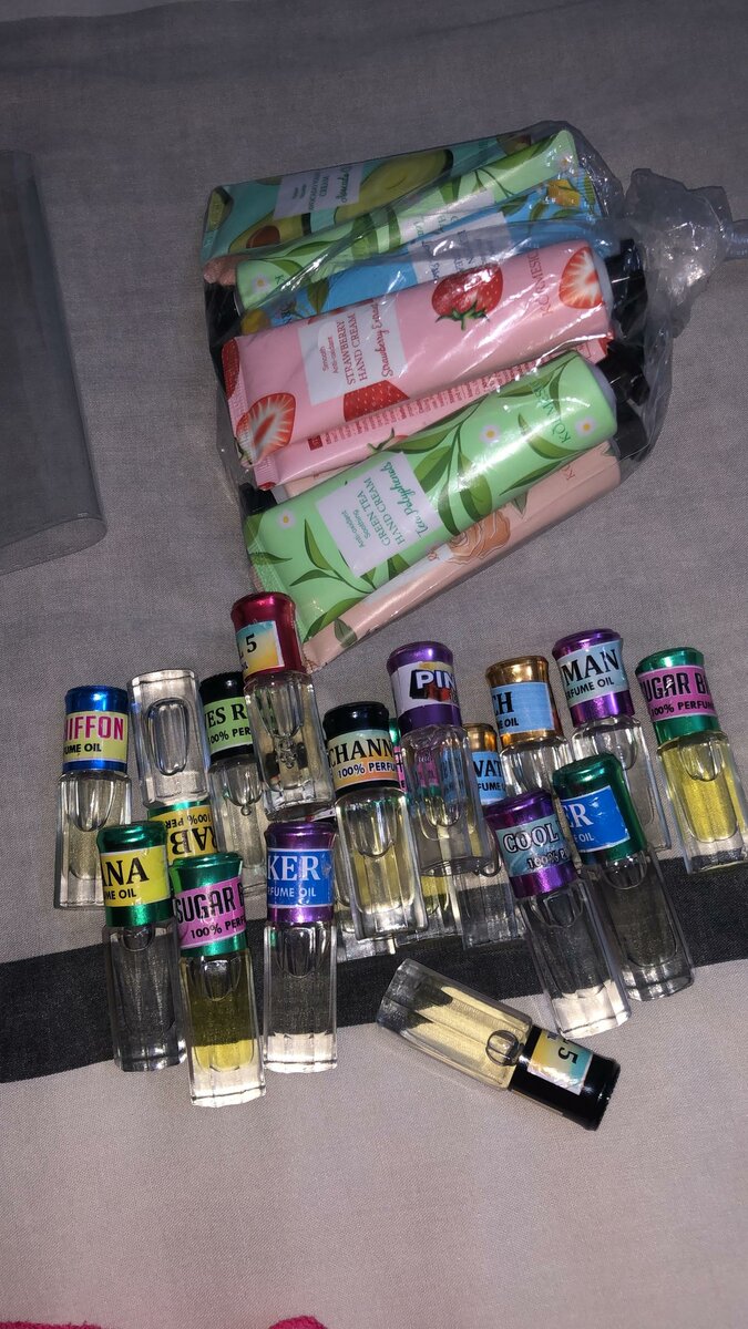 Coffrets d'huiles parfumées