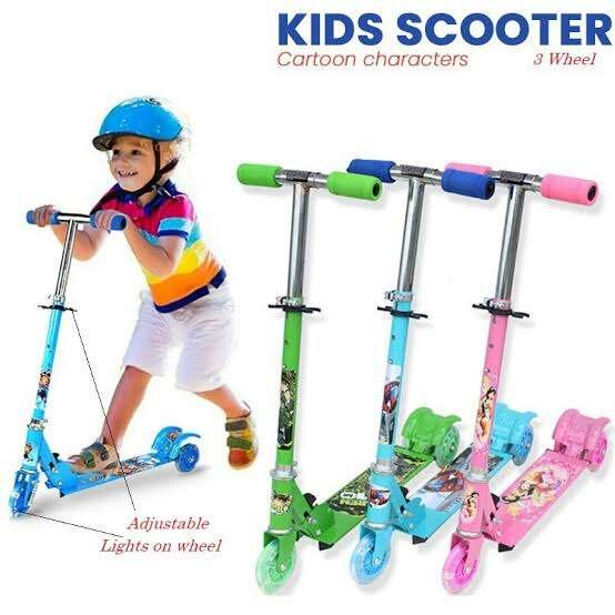 Kids Scooty Wheels Lights Best For 3 to 7 Years old Children