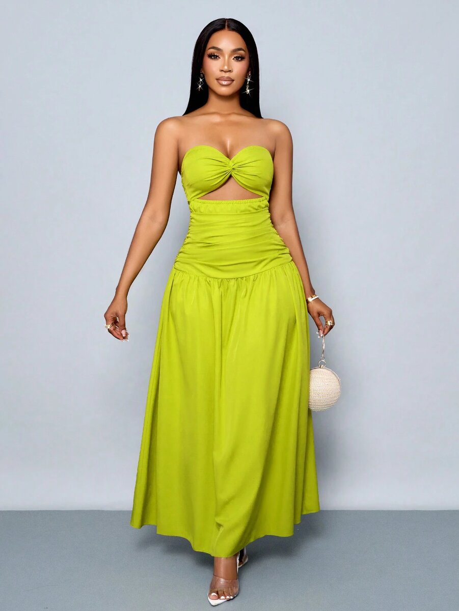 Robe Élégante Dos Nu Femme