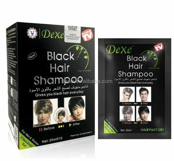 Teinture noir pour cheveux