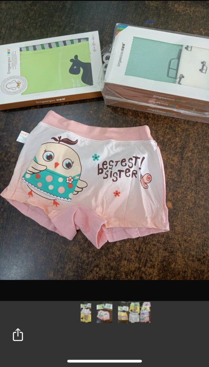 Kids boxer pants girls (6pcs) half a dozen