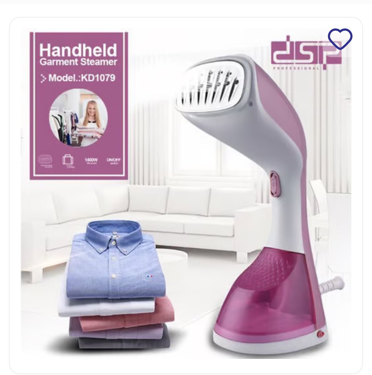 DSP KD1079, Mini Handheld Steam Hanging Machine