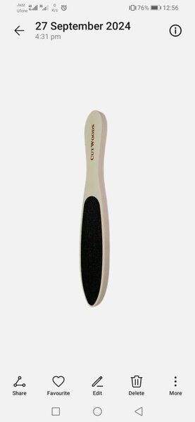 Foot File Waterproof foot filer of synthetic material duble